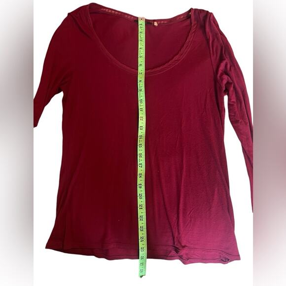 Elie Tahari Scoop Neck Long Sleeve Top - Large - Picture 6 of 10